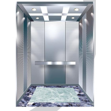 Aksen Mirror Etched Machine Room Passenger Elevator J0320